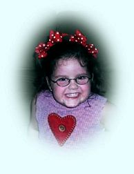 Caroline models our Polka Dot Big Girl Bow (small)